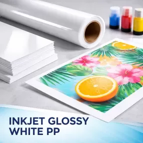 Augstas veiktspējas apdrukājama polipropilēna plēve profesionāliem pielietojumiem